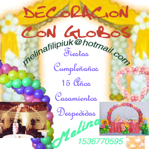 Decoracin con Globos  - Servicios Bonzi Web - Aldo Bonzi