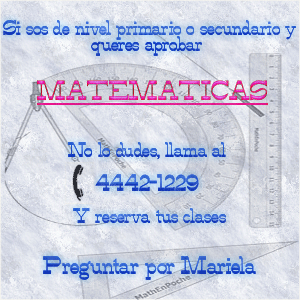 Clases de Matematica - Servicios Bonzi Web - Aldo Bonzi