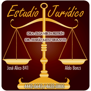 Estudio Jurdico -  Dra. Olga Mirta Pestrin - Dr. Mario Justo Erranti  - Profesionales Bonzi Web - Aldo Bonzi